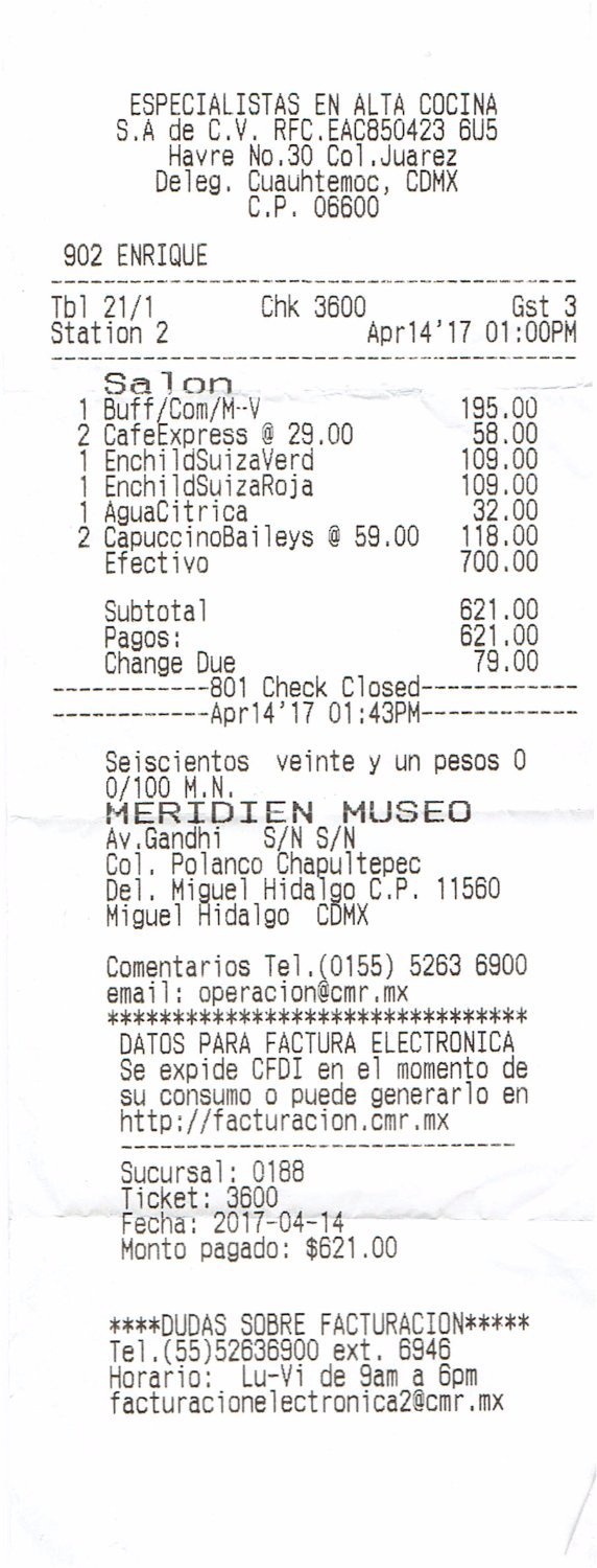 MERIDIEN - MUSEO, Mexico City - Miguel Hidalgo - Restaurant Reviews ...