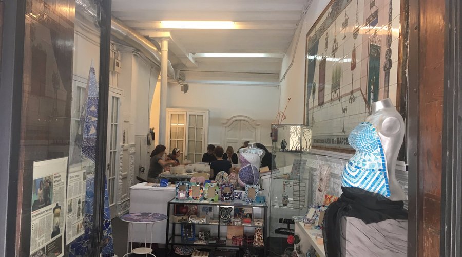 Our new location of our Workshop Mosaiccos Barcelona en Street Assaonadors, 10, closed Museo Pic