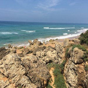 La Fontanilla Beach - Conil de la Frontera, Spain. 4K Walk tour 