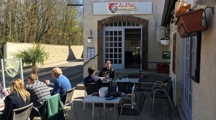 Lovely lunch at this brassiere in Boursalt
