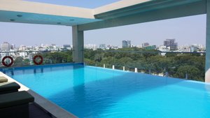 Central Palace Hotel in Ho Chi Minh City, image may contain: Pool, Water, Swimming Pool, Hotel