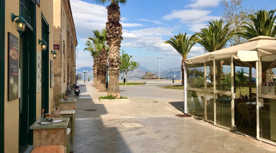 Bourtzi view from Portokali