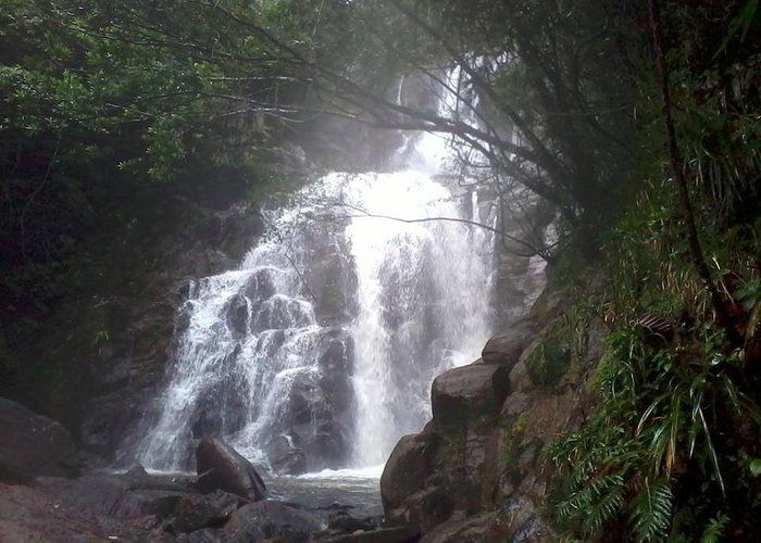 duli waterfall. Located in neluwa. Amazing creative of nature.