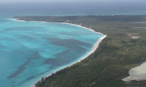 Aerial view of Shanna's Bay looking North