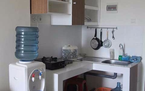 Dapur di Condotel Mediapura at Northland Ancol Residence