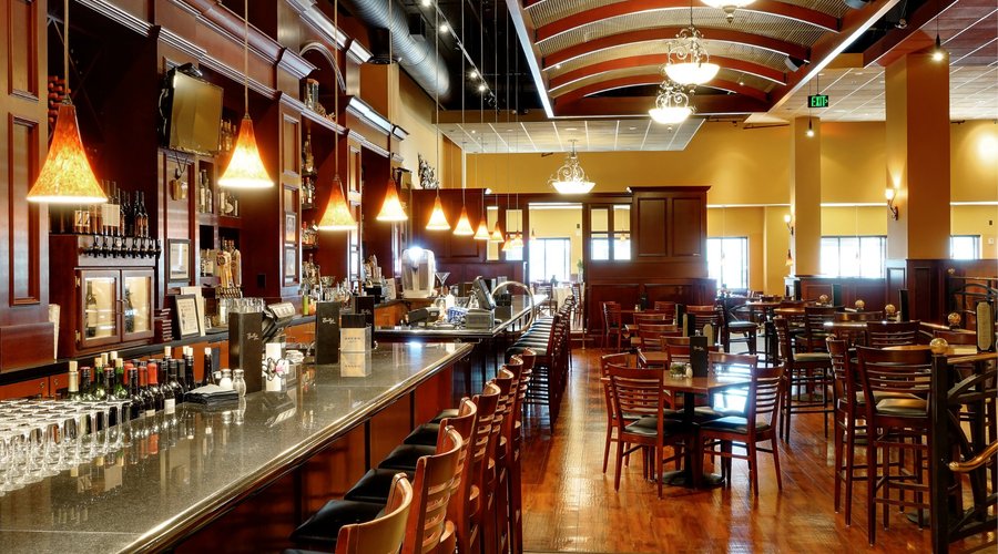 Warm and inviting interior, Dining space, Pacific NW inspired menu, bar