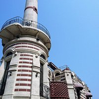 上海外灘氣象信號台外照