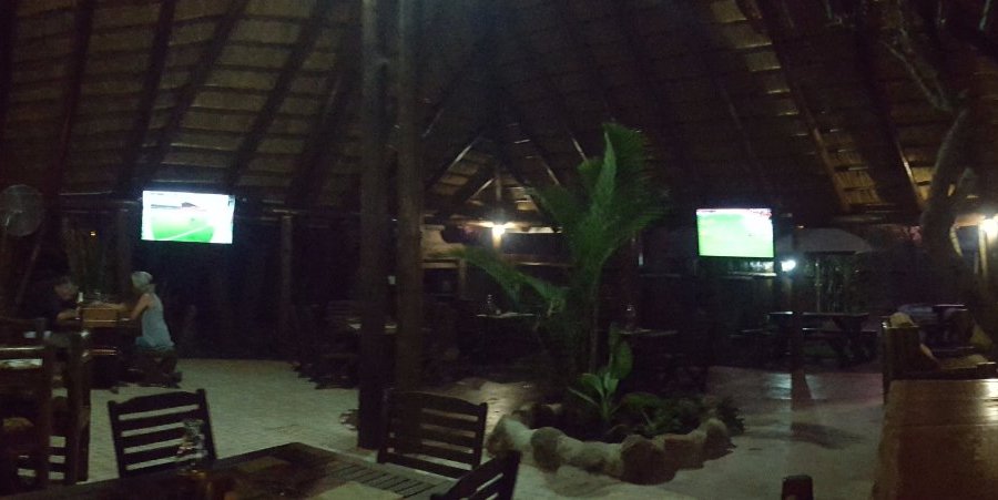 Outside area in Restaurant