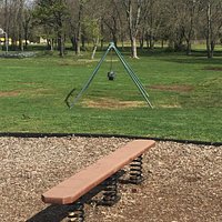 Swings for younger kids missing two of them