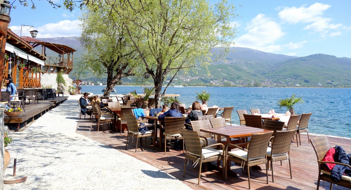 The beach bar