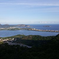 Lagoa de Piratininga, uma das vistas a partir da rampa de voo que se encontra no parque