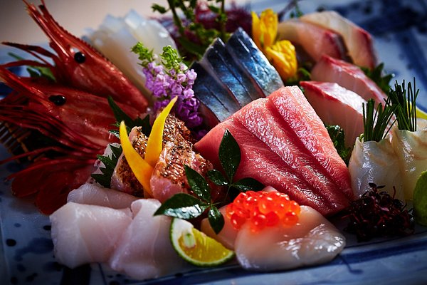 Fused Glass Sushi Set 'flora in Red' 6 or 8 Piece Large Serving