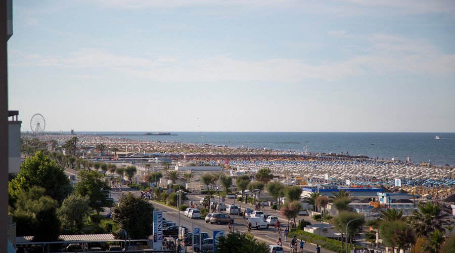 Panorama dalla terrazza solarium
