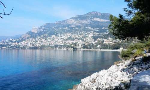 view of Monte Carlo from the path