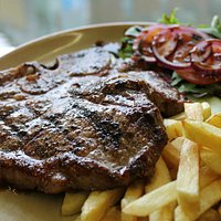 Our food... T bone Steak