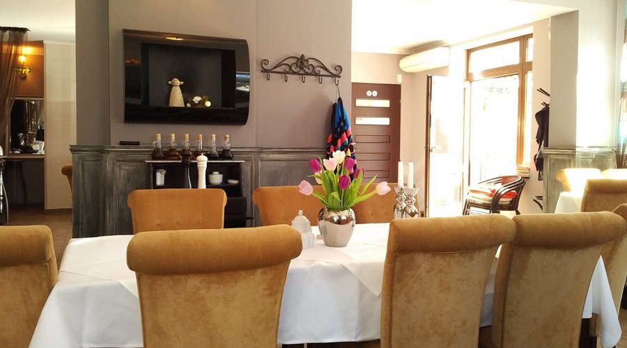 Inside the restaurant