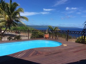 The Sunset in Christmas Island, image may contain: Resort, Deck, Porch, Summer