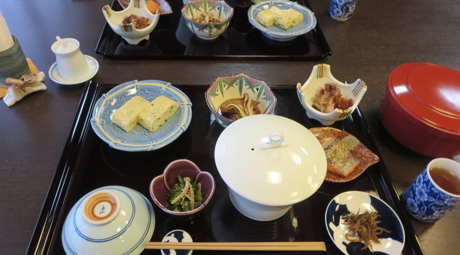 和朝食　こちらも美味しいです