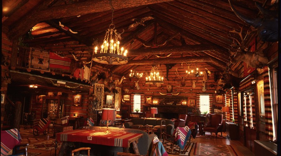 Inside the lodge