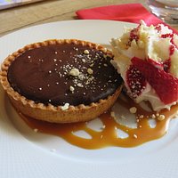 tarte caramel chocolat