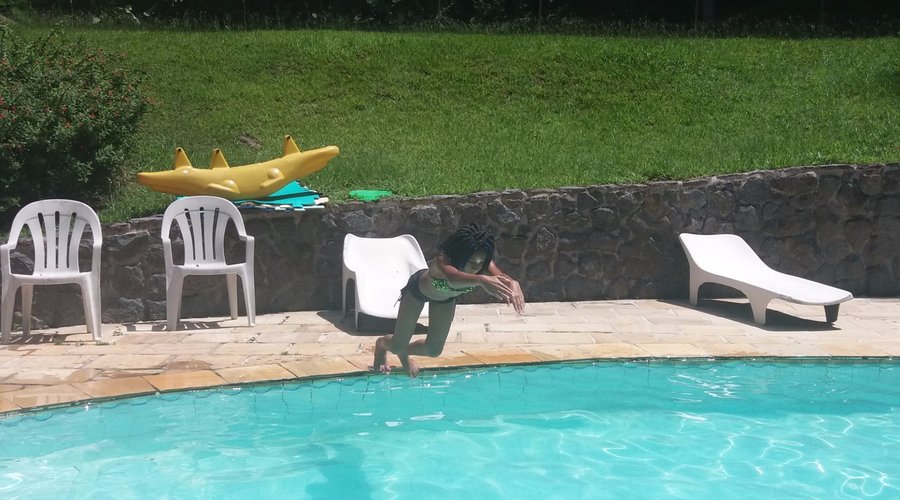 Boa piscina!