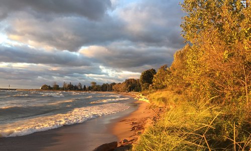 Nearby beach
