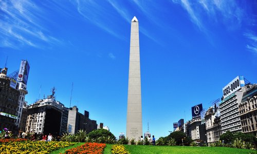 El Obelisco.