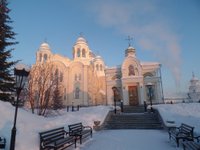 Никольский собор в снегу Кисловодск