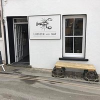front of shop