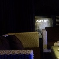 Seating at the restaurant.