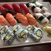 Nigiri and California roll