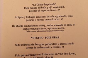Menú