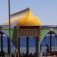 Shams Restaurant is placed on the beach