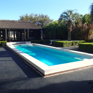 "Linda area de Piscina"