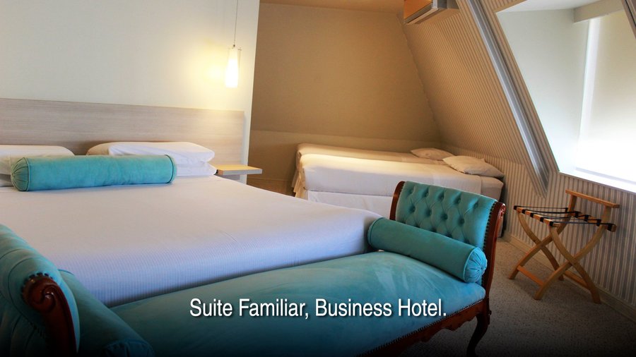 Suite familiar, aire acondicionado, wifi, TV, frigobar, caja seguridad, secador de pelo, ameniti