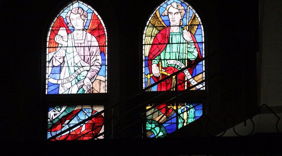More stained-glass windows