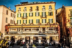 Hotel Du Lac in Bellagio, image may contain: City, Urban, Street, Hotel