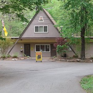 The office and camp store.