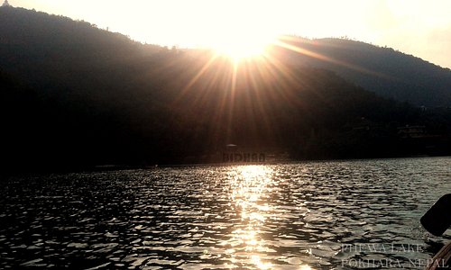 This Photo is take in the middle of Phewa Lake during Boating. 