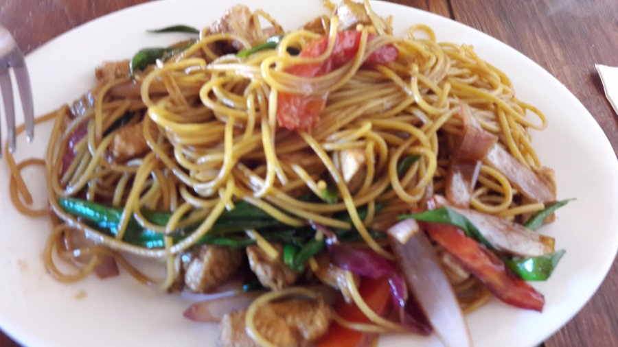 Spaghetti al pollo