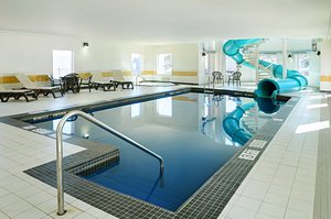 Hampton Inn & Suites by Hilton Saint John in Saint John, image may contain: Pool, Water, Swimming Pool, Hot Tub