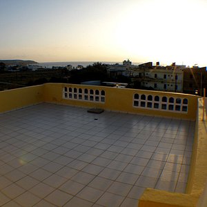 Roof room view to the sunset