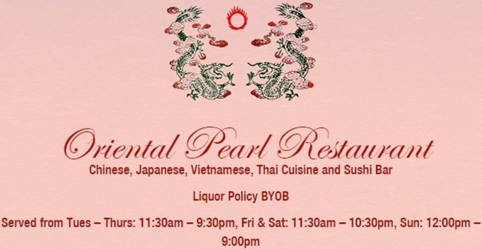 ORIENTAL PEARL RESTAURANT, Haddonfield - Menu, Prices & Restaurant ...