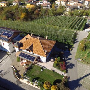 foto aerea dell'agriturismo