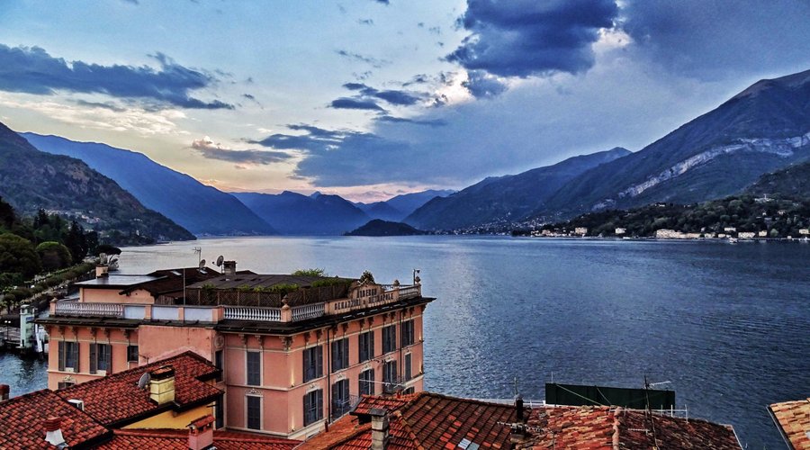 A View from third floor room of Hotel Bellagio.