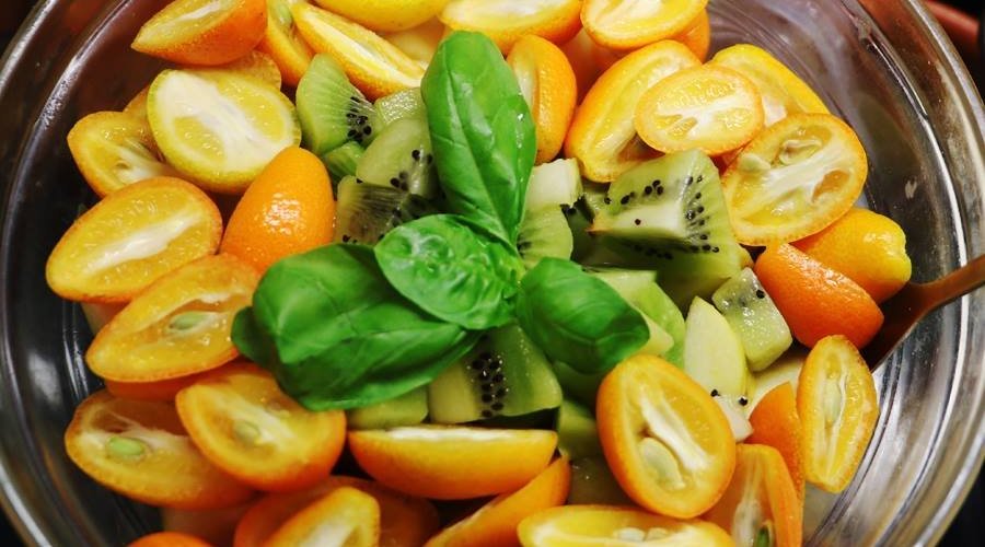 Kumquat in insalata di frutta!!! #pastificiocanneto #VeganFood