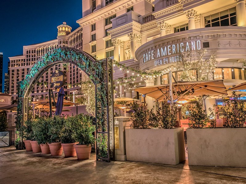 Cafe Americano  Paris Hotel 24-Hour Food On Las Vegas Strip