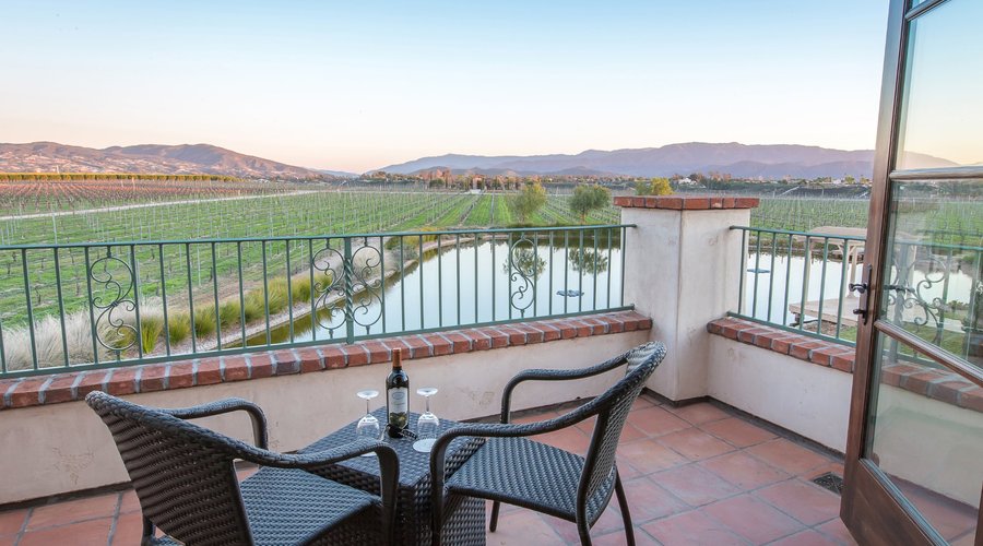View from Grand Suite at Ponte Vineyard Inn