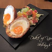 Smoked Haddock Scotch egg, on the specials board.