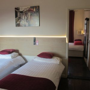 Two bed Suite can sleep up to 3 persons in two adjoining rooms